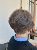 40代50代ショートボブ/恵比寿渋谷/白髪ぼかしハイライト2602
