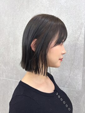 マウル ナゴヤ 名駅(MAEUL NAGOYA) タイトな外はねボブお任せ下さい あご下3センチ