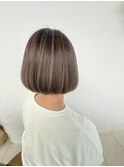 白髪ぼかしハイライトカラー