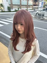 フィット ヒュー 千葉(fit hue)&nbsp;イメチェン/ピンクベージュ/アンブレラカラー/前髪【千葉駅】