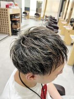 デザイニングヘアードゥ(designing hair Deux) メンズ極細メッシュハイライトショート 【メンズ/ハイライト】