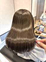 リンクヘアー (Link hair) 髪質改善カラー/オリーブグレージュ