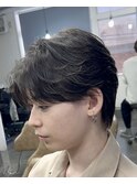 *NOISM波巻きツイストスパイラルパーマツーブロックマッシュ
