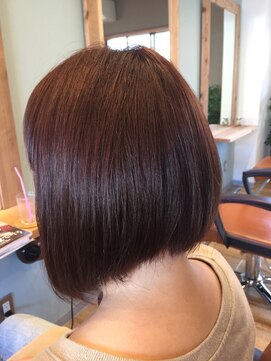 アンプヘア(amphair) 重め☆前下がりボブ
