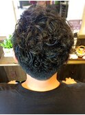 メンズのニュアンスパーマ