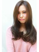 大人ロングヘアのデジタルパーマstyle