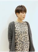クールに決めるマッシュショート