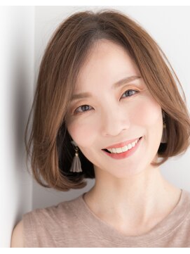 ラフ フロム ガーデン(Laf from GARDEN) 加藤貴大40代50代人気 大人の切りっぱなしボブスタイル