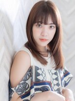 【ROMA】小顔レイヤーカット/大人かわいいピンクブラウン