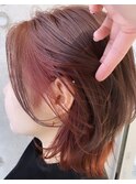 【志岐英恵】 red beige × red brown