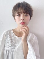 アイティー バイ アルバム 中野店(IT by ALBUM)&nbsp;柔らかショート_オリーブカラーハイライトカラー_37716