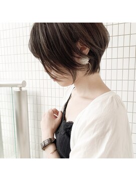 グランジュ 京橋店(granze) ショートボブ×グレージュ