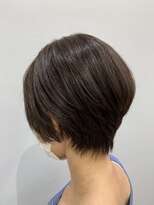 エイム ヘアメイク 横川店(eim HAIR MAKE) 前下がりハンサムショート