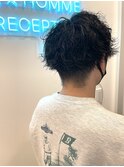 女性も◎メンズライクツイストスパイラル