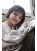 フレンチガーリー/前髪なしショート/ボブショート/20代30代40代