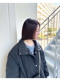 前上がりボブ