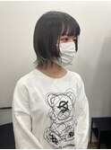 ウルフカット×裾カラー★顔周り/髪質改善/学割U24/ケアブリーチ