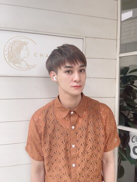 アミュレ ヘア サロン(Amule hair salon) 高崎翔太くん前髪あり刈り上げショートヘア多彩スタイリング可能