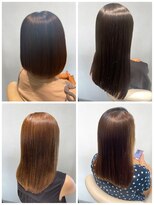 美容室フルール&nbsp;20代30代40代ストレート髪質改善ナチュラル大人ボブ