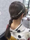 卒業式ヘアセット