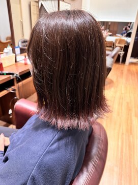 アグーラ ヘアデザイン(Agu La hair design) ぱっつんボブの裾カラー