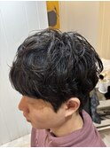 名古屋天白区梅ヶ丘メンズナチュラルパーマメンズ美容室