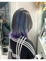 シェリ ヘアデザイン(CHERIE hair design)&nbsp;インナーグラデーションブルー×ラベンダー☆