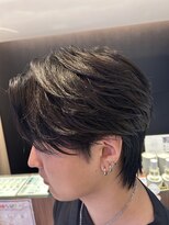 アルム オモテサンドウ(ALLM omotesando) センターパートウルフ/韓国ヘア/メンズカット/メンズパーマ