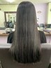 艶髪カラー　8300→6800（長さ料金あり)