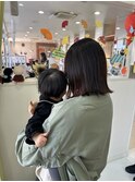 切りっぱなしボブ