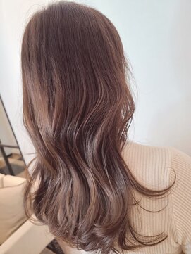 ジーナ 船橋(Zina) 髪質改善*ロングレイヤーグレーベージュ*美髪【Zina船橋】