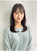大人ミディレイヤー×ワンカール*レイヤーカット*セミロングヘア