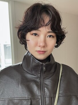 ウェイビーズ(WAVY'S) xカットパーマ/イメチェン/ホワイトブロンド/外ハネボブ/美髪/