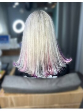 リノ(Lino) ホワイト　ペールピンク