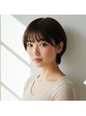 似合わせカット斜めバングミニマムショート◎20代30代40代/越谷