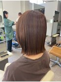 切りっぱなしボブ