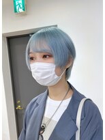 アンドソー 池袋(&so.)&nbsp;ハイトーンカラー/ホワイトブロンド／レイヤーカット/池袋