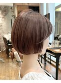 【岩田莉奈】ナチュラルレイヤーショートでひし形シルエット新宿