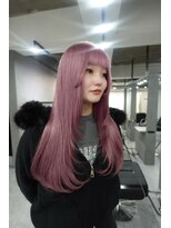 ワンズオゼ 渋谷(ONE's oze) ピンクカラー/ケアブリーチ/ブリーチ3回