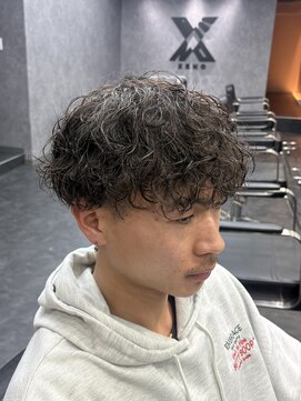 ゼノ 海老名(XENO) 波巻きシャドウパーマフェザーパーマメンズパーマ眉毛