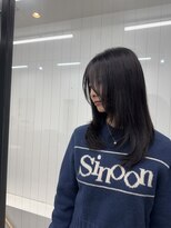 ヘアースマイルクー(HAIR SMILE COEUR)&nbsp;【COEUR/YUI】ブラック レイヤーカット ♪