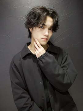 アウル 心斎橋(owl) センターパート/フェザーパーマ/ニュアンスパーマ/メンズパーマ