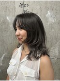 レイヤー/ミディアムレイヤー/ウルフカット/10代20代30代/表参道