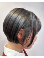 イグレック 庄内本店(igrek) ◆大人ツヤ感×前下りショートボブ◆