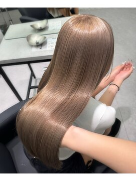 ペレ 渋谷(PELE) ピンクベージュ/アンブレラカラー/クールショート/前髪/渋谷