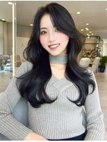 ボンドストーリー 那覇おもろまち店(Bond Story)&nbsp;レイヤーカット/韓国ヘア/ワンホンヘア/グレージュ