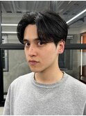 シャドウパーマメンズメッシュメンズパーマ波巻きパーマ韓国ヘア