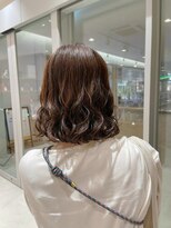アピッシュ 国分寺(apish) コテ巻き風ボブパーマ