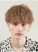 メンズパーマツイストスパイラルパーマッシュウルフカット