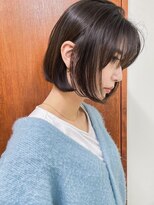 ウィットサークル(wit circle)&nbsp;ボブ　顔まわりカット　ベージュ